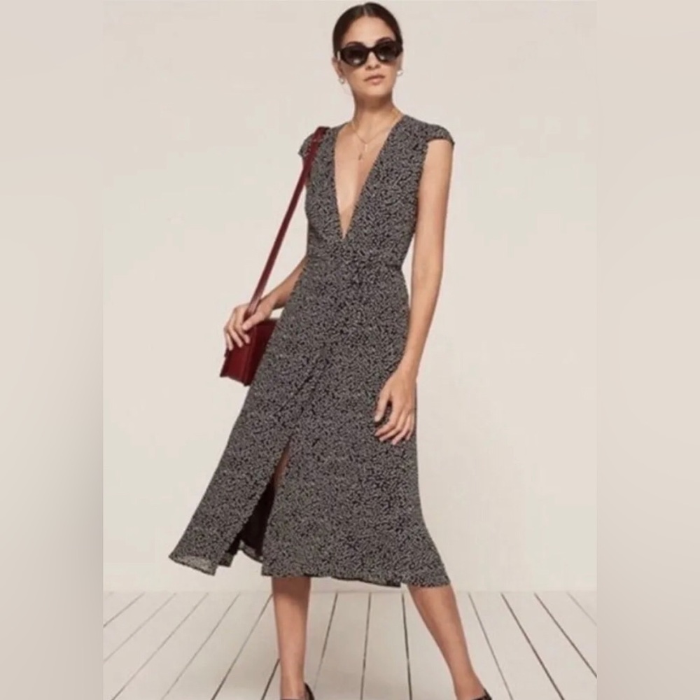 Reformation Mollie Wrap Dress XS